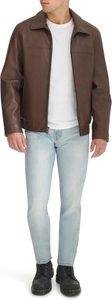 Nueva chaqueta Bomber de piel de cordero con Forro cálido Chaqueta Bomber de moda con cierre de cremallera Estilo OEM ODM para hombres - Product Image 2