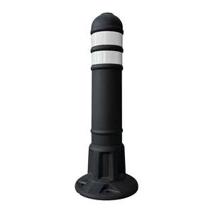 Alta qualità estetica nera PPC rifugio isola dissuasore 50X20 cm 12223 UB R barriera di traffico per aree pedonali parcheggi - Product Image 1
