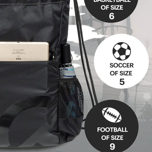 High Quality Beautiful Canvas Cotton Drawstring <b>Backpack</b> Solid Factory Made Wholesale Sale <b>Cheap</b> Price String Carrying System - Product Image 2