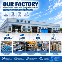 Boîte en métal personnalisée pour Halloween, emballage métallique imprimé pour bonbons, biscuits, chocolat, cadeaux, fabricant OEM ODM