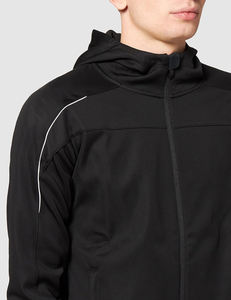 Wholesale Custom Logo High Quality <b>Micro</b>-<b>Fleece</b> Polyester Tracksuit for <b>Men</b> Stretch Hooded Training Wear Autumn Sportswear Set - Product Image 6