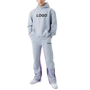 Vêtements de sport d'hiver décontractés pour hommes personnalisés vêtements de sport survêtements respirant séchage rapide 100% coton fermeture éclair jusqu'à 2025 ensembles sweats à capuche joggers - Product Image 1
