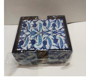 Custom Material Coaster Set Classic Style round Stone Pads for Kitchen Made in India - Product Image 6