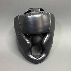 Casque de boxe le plus vendu en cuir PU protège-tête karaté Muay Thai Sanda casque de protection d'entraînement pour adultes et enfants Martial - Product Image 3