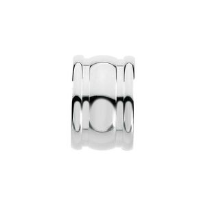 Stuller Grooved <b>Ring</b> Gift for 50791:60001P SS - Product Image 3