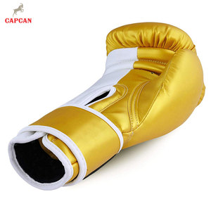 Guantes de Boxeo de Cuero con Acolchado Equilibrado, Cierre de Velcro, Interior Transpirable, Ajuste Cómodo para Entrenamiento - Product Image 5