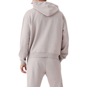 Sudaderas con cremallera de peso pesado personalizadas para hombre, sudaderas con cremallera para hombre con bolsillo frontal Unisex, diseño de moda hecho en Pakistán - Product Image 2