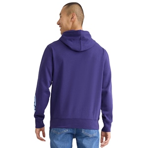 Sweat à capuche de meilleure qualité de couleur bleue pour hommes, sweat à capuche confortable au design personnalisé, sweat à capuche à motif imprimé du Bangladesh - Product Image 6