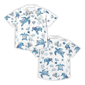 Chemises de plage pour hommes à séchage rapide, anti-rides, respirantes, en polyester recyclé, sublimation, vêtements de bain personnalisés - Product Image 4