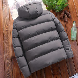 OEM Design personnalisé Coupe-vent Bulle chaude à capuche Manteaux d'hiver en duvet pour hommes Veste matelassée en duvet de haute qualité pour hommes - Product Image 4