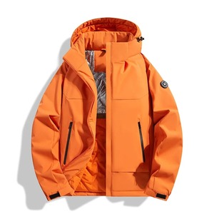 Chaqueta de Montañismo con Capucha y Cremallera, Ultra Gruesa, Transpirable, Cortavientos, para Otoño e Invierno, Estilo Pareja, Color Personalizado - Product Image 6