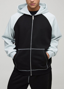 Vêtements décontractés 2 pièces survêtement personnalisé OEM vente en gros survêtement de couleur assortie pour hommes - Product Image 6