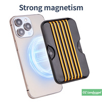 Porte-cartes de téléphone original et innovant impression personnalisée bricolage portefeuille magnétique en bande de silicone pour magsafe