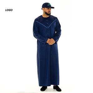 Mode Offre Spéciale simple vierge OEM musulmans islamiques saoudiens Thobe pour hommes robe islamique vêtements islamiques pour hommes à manches longues Thobes pour hommes - Product Image 5
