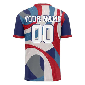 ชุดเสื้อฟุตบอลสำหรับผู้ชายชุดเสื้อเจอร์ซีย์ฟุตบอลแบบระเหิดคุณภาพสูงออกแบบโลโก้ได้ตามต้องการ - Product Image 3