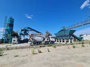 60 m3/h Kapazität Stationäre Beton mischa nlage, Fest beton anlage Bester Preis! - Product Image 2