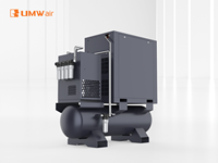 Compresseur d'air à vis professionnel 22KW 20HP haute pression 16 bars, moteur électrique industriel refroidi par air
