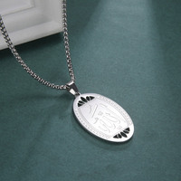 Vente en gros de bijoux religieux islamiques musulmans arabes pas chers, pendentif en or avec le nom d'Allah
