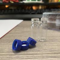 5x10 Array 4ml Sample Vial Holder PP Rack - Blue Color 50 Holes