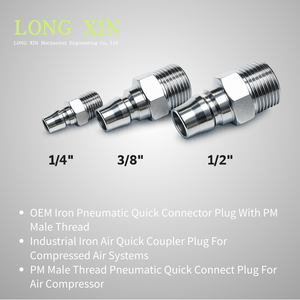Custom Leak Proof Steel Ball Drilling Machining Bsp Quick Connector For Precision Couplers.JHI-14PM - Product Image 3