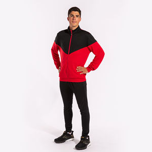 Ensemble de sweats à capuche rouge et noir avec logo, 100% coton, impression par sublimation, logo personnalisé, sweats à capuche de qualité professionnelle, prix de gros abordable - Product Image 2