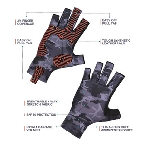 Gants complets de camouflage d'hiver personnalisés pour la chasse Gants de pêche chauds et antidérapants Gants de camping et de ski à écran tactile étanche - Product Image 3