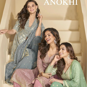 Nuevo diseñador pesado bordado lentejuelas trabajo Sharara conjunto fiesta desgaste superior Palazzo y Dupatta vestido elegante traje a precio al por mayor - Product Image 5