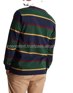 Wholesale Knitted Rugby for <b>Shirts</b> Collared Rugby League Jerseys with Embroidery & <b>Padded</b> Design Custom Available - Product Image 3
