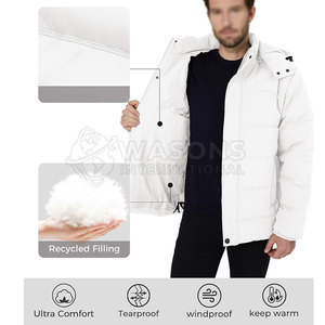 Veste matelassée dynamique pour homme, coupe-vent, épaisse, pour l'hiver, durable, pour les voyages en plein air, vêtements de tous les jours - Product Image 5
