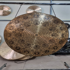 Meilleurs gros gongs tibétains faits à la main pour les prières religieuses Thérapie sonore Yoga Méditation au prix de gros bon marché - Product Image 3