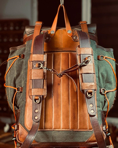 Sac à bandoulière en cuir véritable pour homme, sac multi-poches, sac de poitrine, sac de voyage en cuir véritable souple, sac bandoulière en cuir du Pakistan - Product Image 2