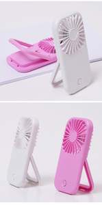 Ventilador USB Mini de Plástico Moderno Personalizado con Patrón Geométrico, Refrigeración Portátil, Regalo para Escritorio y Viajes - Product Image 3