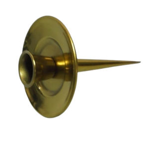 Bougeoir en métal pour la décoration de la maison support de bougie fini antique en cuivre pour la décoration de mariage fait à la main en vrac - Product Image 2