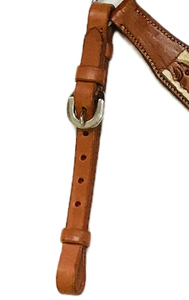 Sculpture florale occidentale de haute qualité et collier de poitrine de cheval en cuir usiné pour l'équitation produit en gros - Product Image 5