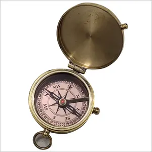 Latest Theme Nautical Brass Sundial Compass Marine Working Compass Pocket Style Best Decorative Compass Men & Women