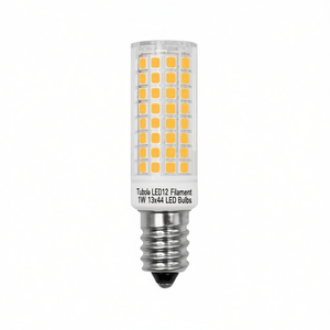 Tubular LED E12 Filament 1W 13x44 LED <b>Bulbs</b> - Product Image 2