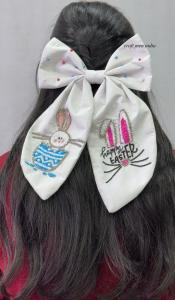2025 Easter New Collection Customized Size Easter Sailor <b>Bows</b> Best Quality Alligator <b>Hair</b> <b>Bows</b> <b>for</b> Girls and Women - Product Image 4