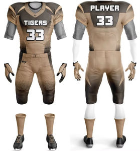 Uniforme de Fútbol Americano Personalizado 2025 para Adultos, Transpirable, de Secado Rápido, Antibacterial, con Impresión de Logotipo Personalizado - Product Image 1