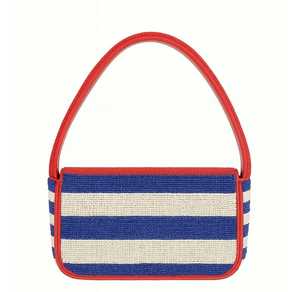 Bolso de Magnolia con cuentas, monedero con cuentas florales, bolso de flores blancas, bolso de hombro de primavera, monederos con cuentas de verano, hecho a mano floral - Product Image 3