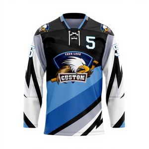 Hockey sur glace réversible pour hommes, double face, 100% polyester respirant, sublimation intégrale, qualité supérieure, personnalisable OEM, modèle 2025 - Product Image 6