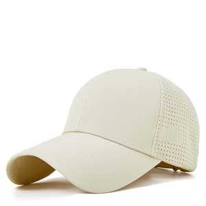 Gorra clásica de camionero de algodón con varios paneles, venta al por mayor, logotipo personalizado, gorra de béisbol impermeable perforada de alta calidad, servicio OEM - Product Image 3