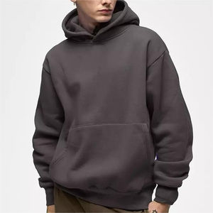 Sudaderas con Capucha Extra Grandes de Algodón 100% para Hombre, Sudaderas Básicas con Capucha, Técnicas de Bordado en Relieve que Elevan el Estilo Casual - Product Image 2