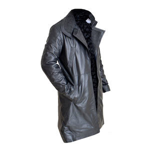 Wholesale Men Genuine Premium Leather Slim Fit Biker Style Winter Fashion Motorcycle <b>Jacket</b> Windproof <b>Waterproof</b> Sheep Stand - Product Image 2