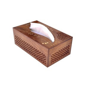 Diseño de lujo decoración del hogar caja de pañuelos de madera de gran calidad para la venta caliente caja de pañuelos al precio más barato - Product Image 1