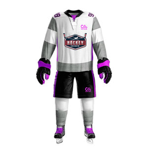 Ropa deportiva personalizada para equipo de hockey sobre hielo para hombre, conjunto de uniforme de hockey sobre hielo de alta calidad, uniformes baratos al por mayor - Product Image 3
