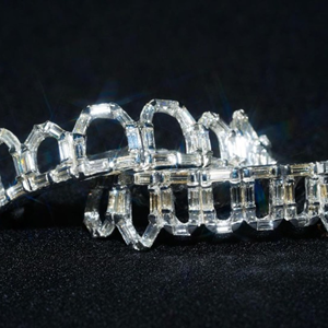 ฮิปฮอปเงิน925ที่กำหนดเองได้สำหรับฟันเย็นจิวเวอรี่ - Product Image 1