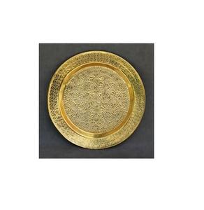 Plaque de chargeur en laiton fabriquée à la main plaque de chargeur de Table centrale taille personnalisée plaque de chargeur en laiton de haute qualité à vendre - Product Image 1