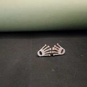 Boucles d'oreilles de style unique et luxueux en argent sterling 925 plaqué or, certifiées IGI, pour les fêtes et les cadeaux d'anniversaire - Product Image 2