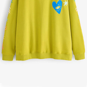 Sudadera con capucha suave de alta calidad a la moda para mujer con mangas acampanadas con cuello en V, conjunto de Top de estilo informal para Niñas para invierno - Product Image 6