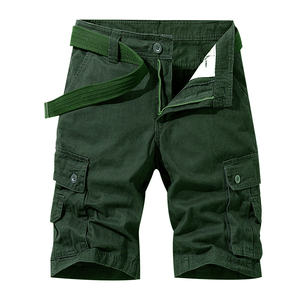 100% pantalones cortos Cargo de algodón con cremallera bolsillos Cargo mejor estilo pantalones cortos cargo para hombres Impresión de logotipo personalizado al por mayor personalizado - Product Image 6